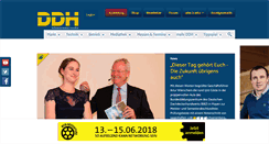 Desktop Screenshot of ddh.de